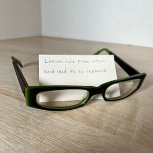 Jean Lafont Paris Baby 417 Eyeglasses Brown Green Frames READ 51-16-142
